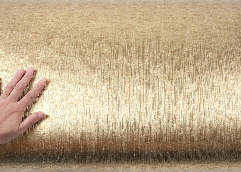 ROSEROSA Peel and Stick Faux Rust Metal Self-Adhesive Wallpaper Door Wrap Countertop Moulding Trim NI997 - Image 3